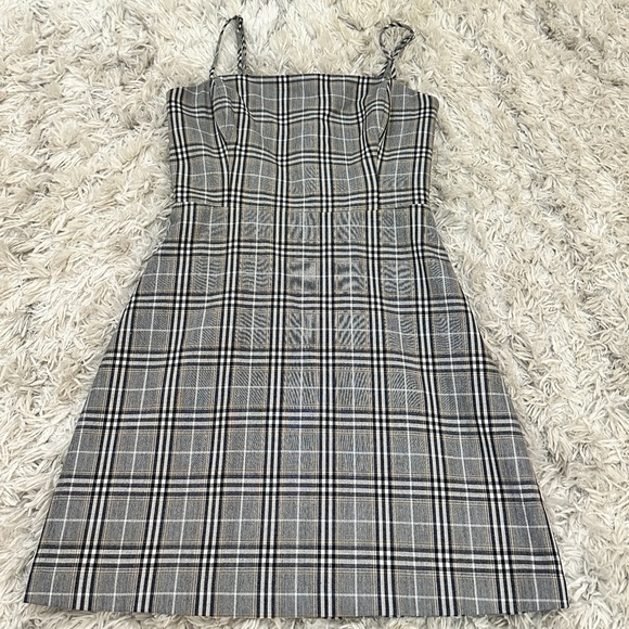 Gingham Mini Dress - Picture 1 of 3